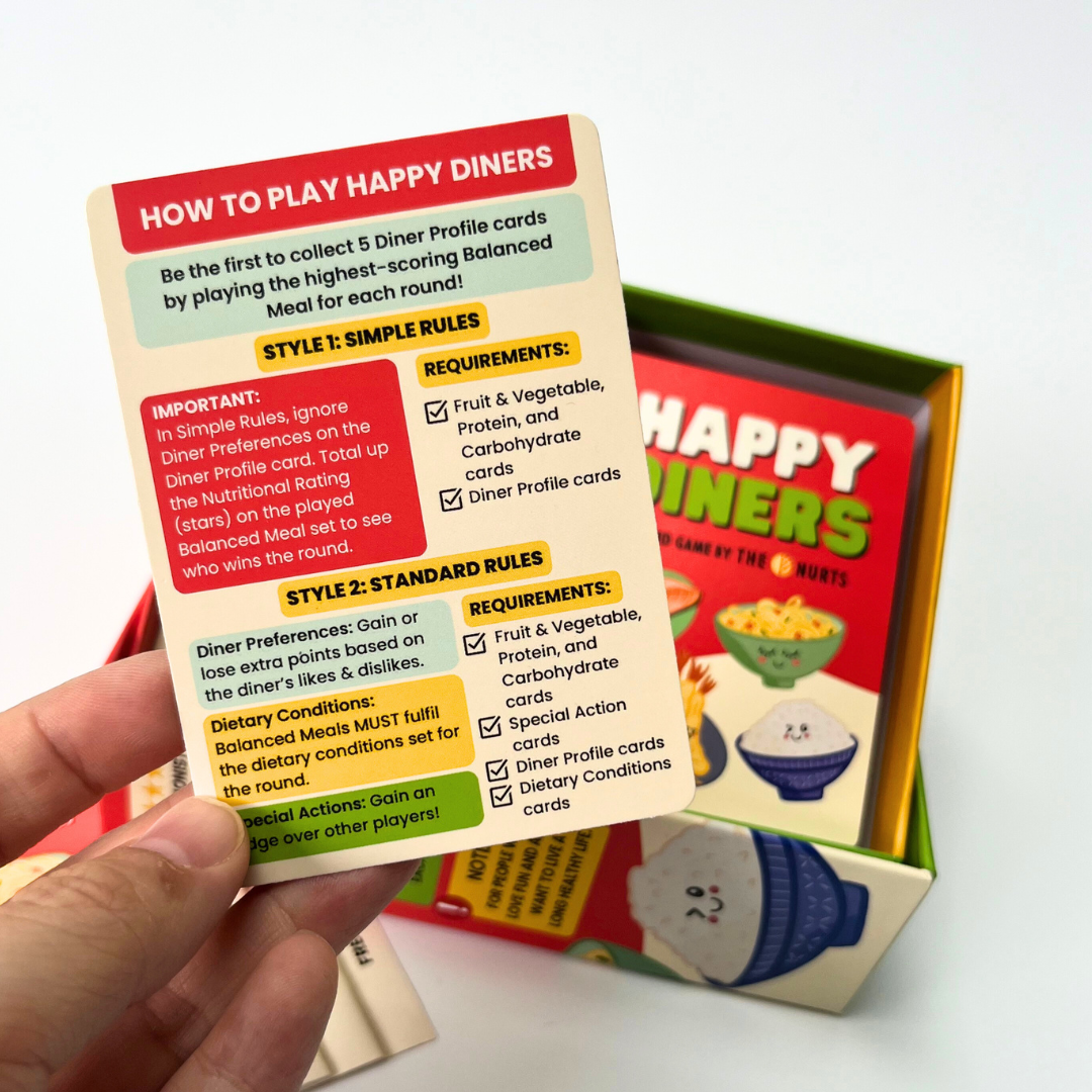 Happy Diners Card Game